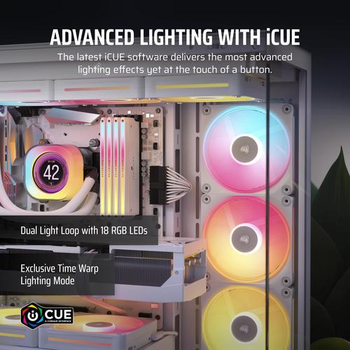 Corsair iCUE LINK LX120-R RGB Computer behuizing Ventilator 12 cm Wit 1 stuk(s) - Image 6