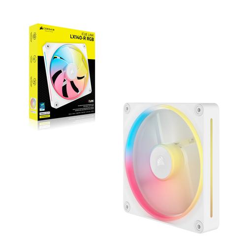 Corsair iCUE LINK LX140-R RGB Computer behuizing Ventilator 14 cm Wit 1 stuk(s) - Image 3