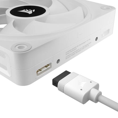 Corsair iCUE LINK QX120 RGB Computer behuizing Ventilator 12 cm Wit 3 stuk(s) - Image 3
