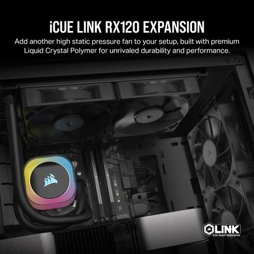 Corsair iCUE LINK RX120 Computer behuizing Ventilator 12 cm Zwart 1 stuk(s) - Image 3
