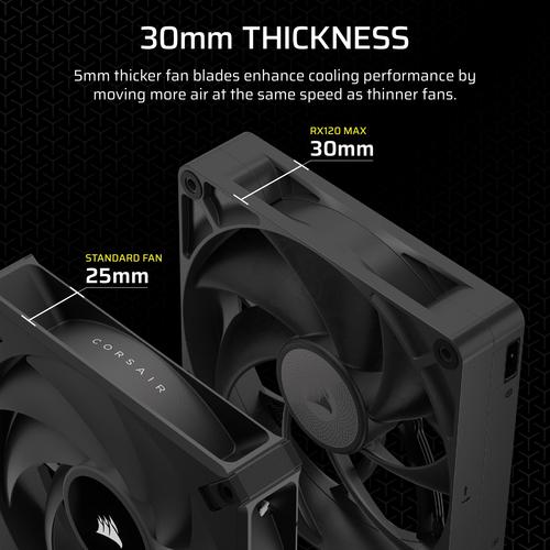 Corsair iCUE LINK RX120 MAX Computer behuizing Ventilator 12 cm Zwart 1 stuk(s) - Image 5