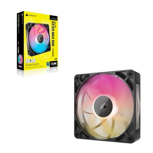 Corsair iCUE LINK RX120 MAX RGB Computer behuizing Ventilator 12 cm Zwart 1 stuk(s) - Image 4