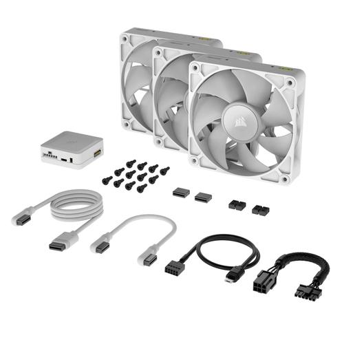 Corsair iCUE LINK RX120 RGB Computer behuizing Ventilator 12 cm Wit 3 stuk(s) - Image 9