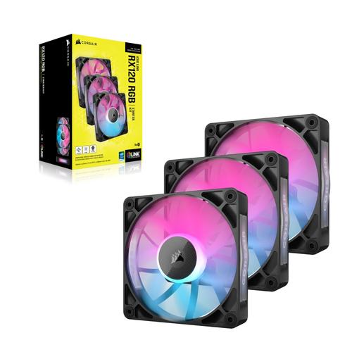 Corsair iCUE LINK RX120 RGB Computer behuizing Ventilator 12 cm Zwart 3 stuk(s) - Image 5