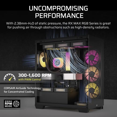Corsair iCUE LINK RX140 MAX RGB Computer behuizing Ventilator 14 cm Zwart 1 stuk(s) - Image 7