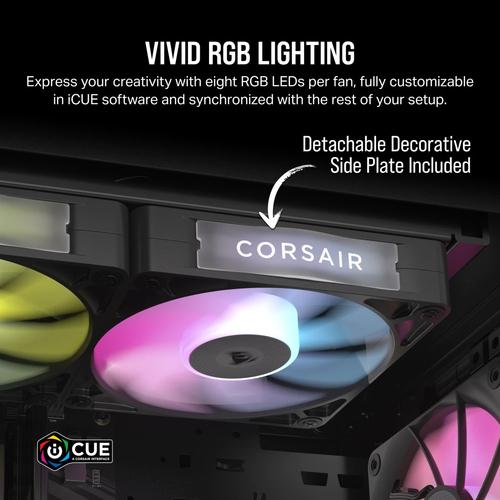 Corsair iCUE LINK RX140 RGB Computer behuizing Ventilator 14 cm Zwart 2 stuk(s) - Image 5