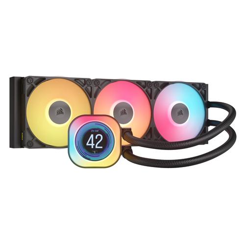 Corsair iCUE LINK TITAN 360 RX LCD Processor Luchtkoeler 12 cm Zwart 1 stuk(s) - Image 1