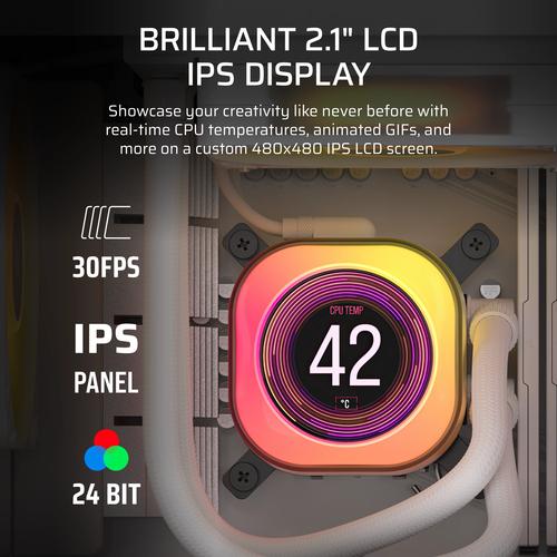 Corsair iCUE LINK TITAN 360 RX LCD Processor Luchtkoeler 12 cm Zwart 1 stuk(s) - Image 10