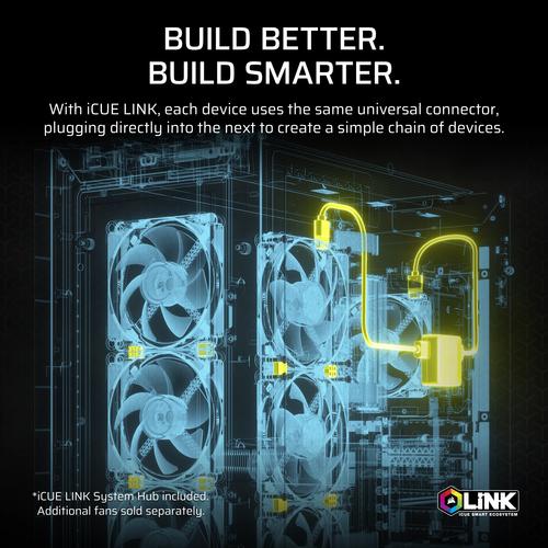 Corsair iCUE LINK TITAN RX RGB Processor Alles-in-één vloeistofkoeler 14 cm Zwart 1 stuk(s) - Image 2