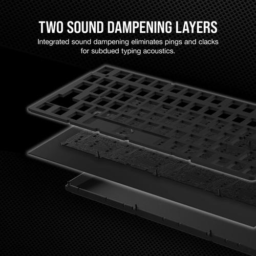 Corsair K65 PLUS WIRELESS 75 % RGB toetsenbord Gamen RF draadloos + USB QWERTY Engels Zwart - Image 3