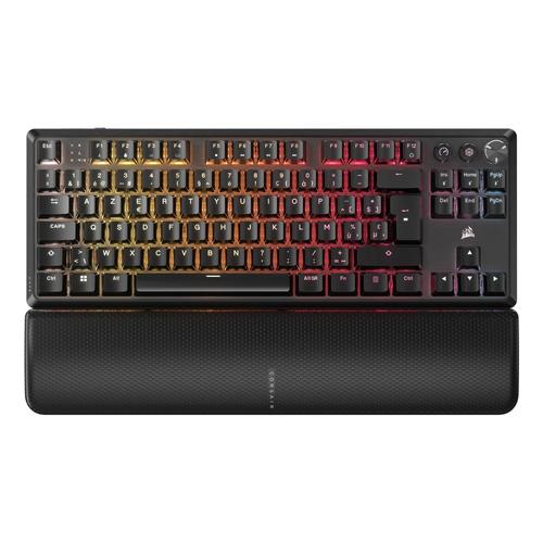 Corsair K70 CORE TKL WIRELESS toetsenbord Gamen USB + RF Wireless + Bluetooth QWERTY Belgisch Zwart - Image 1