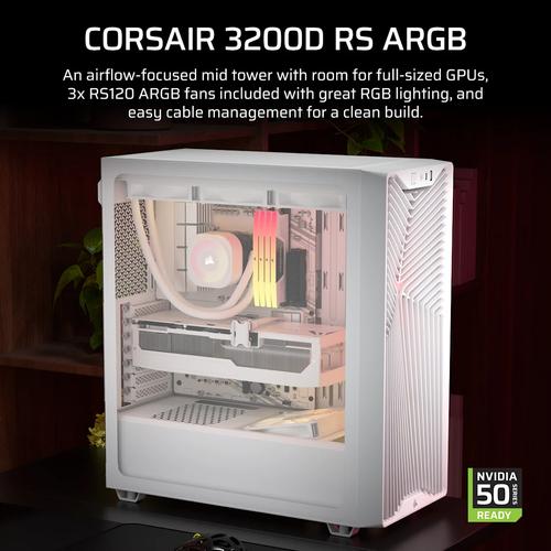 Corsair Midi Tower 3200D RS ARGB PC Case Wit - Image 3