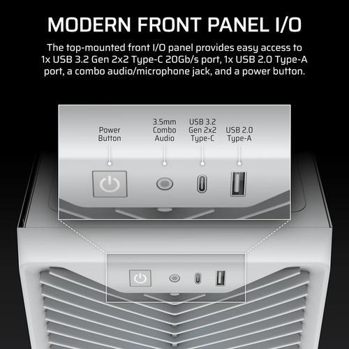 Corsair Midi Tower 3200D RS ARGB PC Case Wit - Image 9