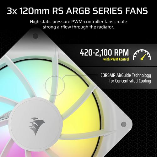Corsair Nautilus 240 RS ARGB Liquid Processor Alles-in-één vloeistofkoeler Zwart 1 stuk(s) - Image 5