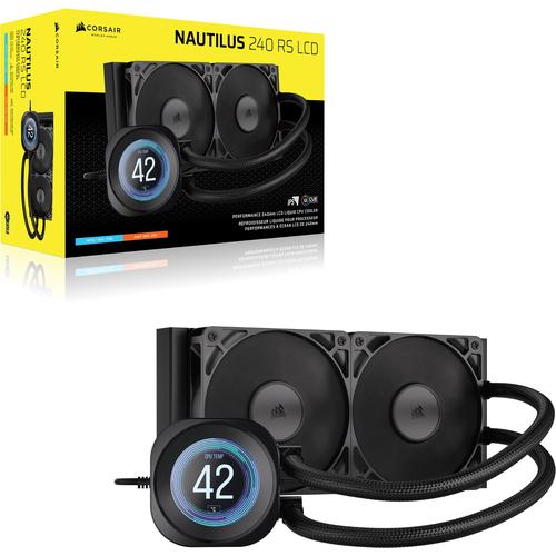 Corsair Nautilus 240 RS LCD Processor Alles-in-één vloeistofkoeler 12 cm Zwart 1 stuk(s) - Image 3