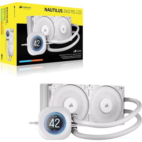 Corsair Nautilus 240 RS LCD Processor Alles-in-één vloeistofkoeler 12 cm Wit 1 stuk(s) - Image 3
