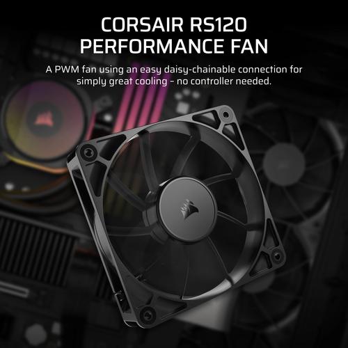Corsair RS120 Computer behuizing Ventilator 12 cm Zwart 1 stuk(s) - Image 7