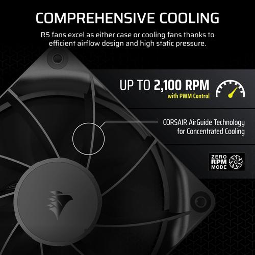 Corsair RS120 Computer behuizing Ventilator 12 cm Zwart 1 stuk(s) - Image 9
