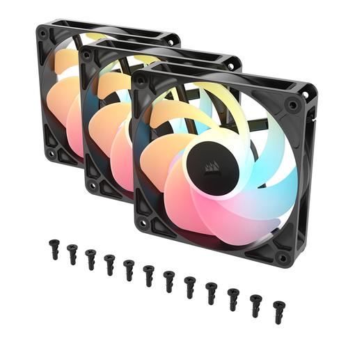 Corsair RS120-R ARGB Computer behuizing Ventilator 12 cm Zwart 3 stuk(s) - Image 3