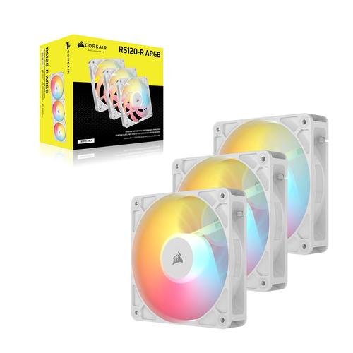 Corsair RS120-R ARGB Computer behuizing Ventilator 12 cm Wit 3 stuk(s) - Image 4