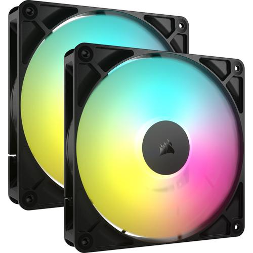 Corsair RS140 ARGB Computer behuizing Ventilator 14 cm Zwart 2 stuk(s) - Image 1