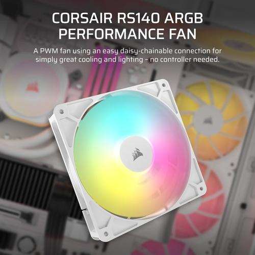 Corsair RS140 ARGB Computer behuizing Ventilator 14 cm Wit 1 stuk(s) - Image 5