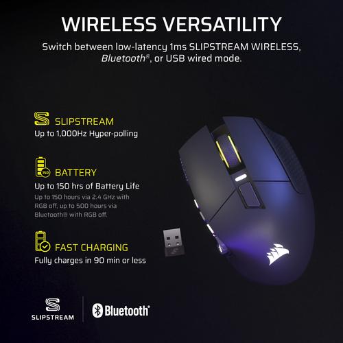Corsair Scimitar Elite Wireless SE muis Gamen Rechtshandig RF-draadloos + Bluetooth Optisch 33000 DPI - Image 8