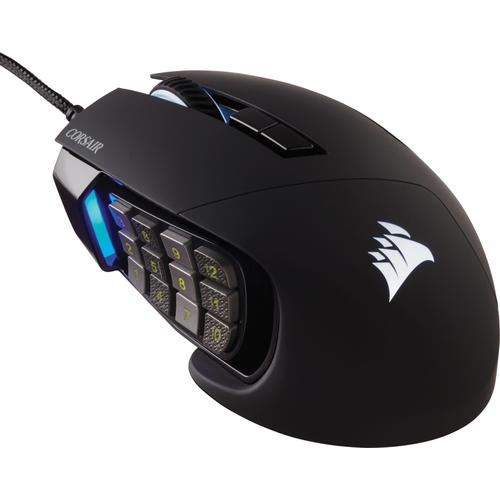 Corsair Scimitar RGB Elite muis Gamen Rechtshandig USB Type-A Optisch 18000 DPI - Image 1