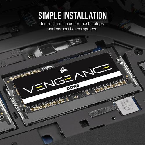 Corsair Vengeance DDR5 geheugenmodule 48 GB 2 x 24 GB 262-pin SO-DIMM - Image 8
