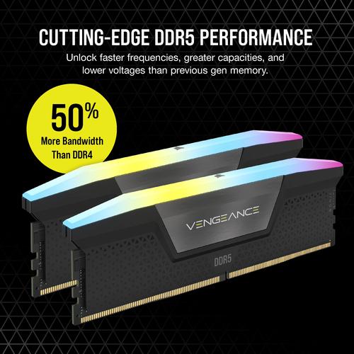 Corsair Vengeance RGB geheugenmodule 16 GB 2 x 8 GB DDR5 288-pin DIMM - Image 7