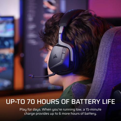 Corsair VOID v2 MAX WIRELESS Headset Draadloos Hoofdband Gamen Bluetooth Zwart - Image 2