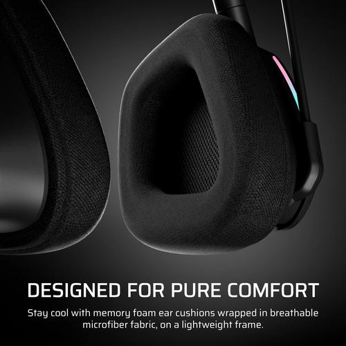 Corsair VOID v2 MAX WIRELESS Headset Draadloos Hoofdband Gamen Bluetooth Zwart - Image 3