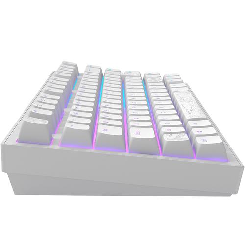 Dark Project DPKB_NOSTRA_81_ISO_WHITE toetsenbord Gamen USB QWERTZ Wit - Image 5