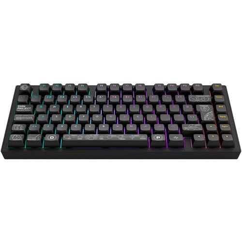 Dark Project DPKB_NOVA_81_ISO_BLACK toetsenbord Gamen USB + RF Wireless + Bluetooth QWERTZ Deens, Engels, Fins, Duits, Scandinavisch, Noors, Spaans, Zweeds, Brits Engels, UK International Zwart - Image 1