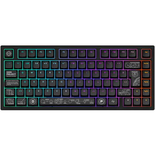 Dark Project DPKB_NOVA_81_ISO_BLACK toetsenbord Gamen USB + RF Wireless + Bluetooth QWERTZ Deens, Engels, Fins, Duits, Scandinavisch, Noors, Spaans, Zweeds, Brits Engels, UK International Zwart - Image 3