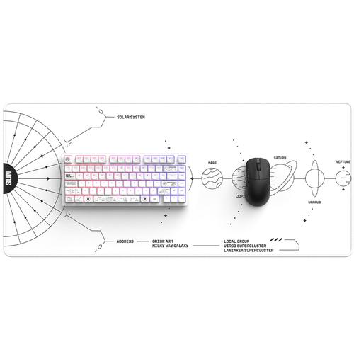 Dark Project DPKB_NOVA_81_ISO_WHITE toetsenbord Gamen USB + RF Wireless + Bluetooth QWERTZ Deens, Engels, Fins, Duits, Scandinavisch, Noors, Spaans, Zweeds, Brits Engels, UK International Wit - Image 7