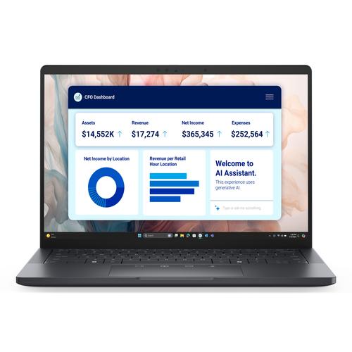 DELL Pro 13 Premium PA13250 Copilot+ PC Intel Core Ultra 7 266V Laptop 33,8 cm (13.3") Full HD+ 16 GB LPDDR5x-SDRAM 512 GB SSD Wi-Fi 7 (802.11be) Windows 11 Pro Engels Grijs - Image 1