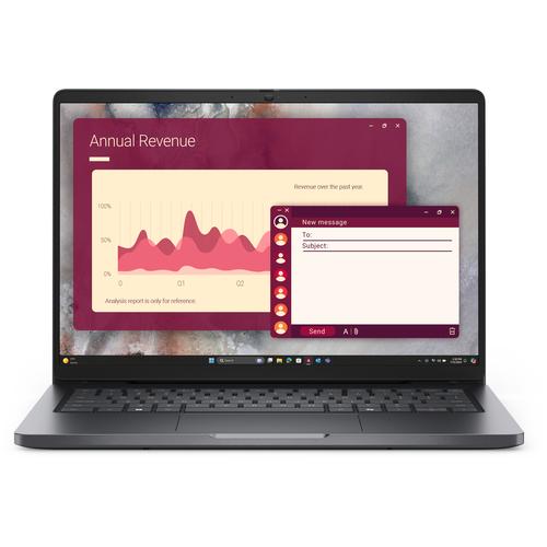 DELL Pro 14 PC14250 Intel Core 5 120U Laptop 35,6 cm (14") Full HD+ 16 GB DDR5-SDRAM 512 GB SSD Wi-Fi 6E (802.11ax) Windows 11 Pro US International Zwart - Image 1