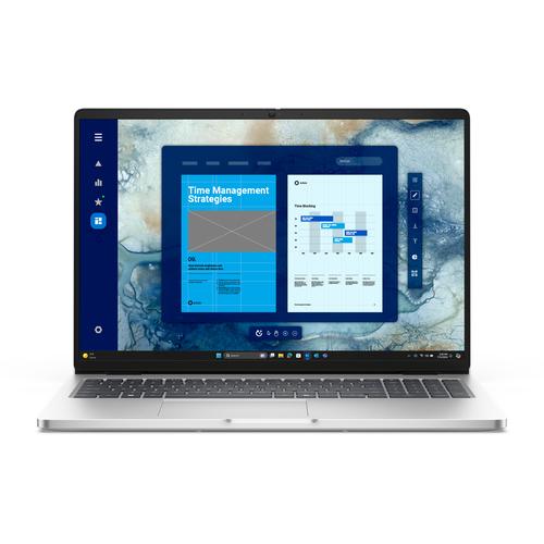 DELL Pro 16 PC16250 Intel Core Ultra 7 255U Laptop 40,6 cm (16") Full HD+ 16 GB DDR5-SDRAM 512 GB SSD Wi-Fi 6E (802.11ax) Windows 11 Pro US International Platina, Zilver - Image 1