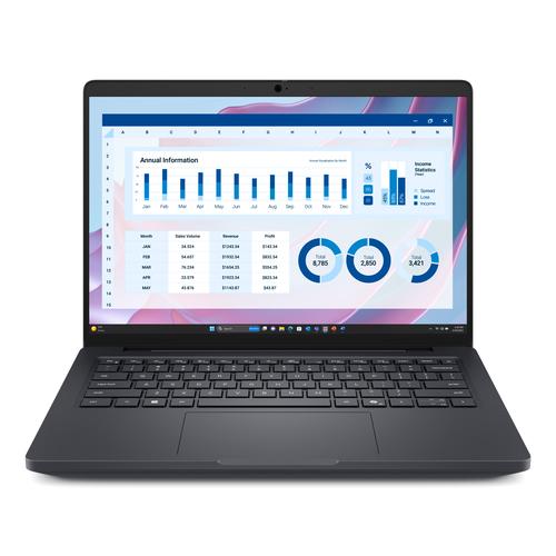 DELL Pro Max 14 MC14255 Copilot+ PC AMD Ryzen AI 7 PRO 350 Mobiel werkstation 35,6 cm (14") Full HD+ 32 GB LPDDR5x-SDRAM 1 TB SSD Wi-Fi 7 (802.11be) Windows 11 Pro Engels Zwart - Image 1