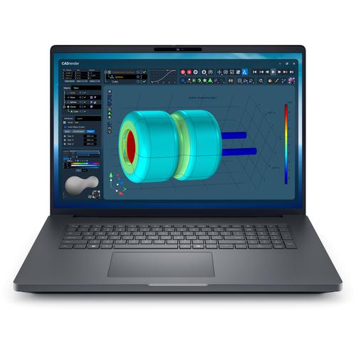 DELL Pro Max 18 Plus MB18250 Intel Core Ultra 9 285HX Mobiel werkstation 45,7 cm (18") Quad HD+ 64 GB DDR5-SDRAM 1 TB SSD NVIDIA RTX PRO 3000 Blackwell Wi-Fi 7 (802.11be) Windows 11 Pro Engels Zwart - Image 1