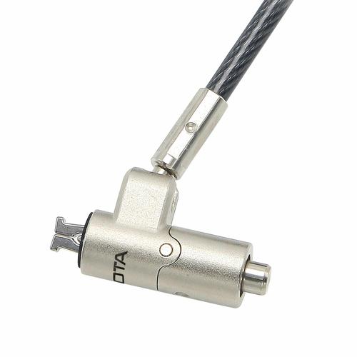 DICOTA D31886 kabelslot Zwart, Zilver 2 m - Image 3