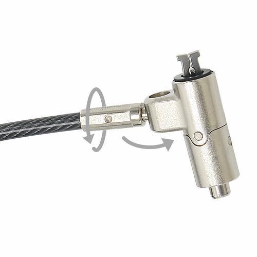 DICOTA D31886 kabelslot Zwart, Zilver 2 m - Image 5