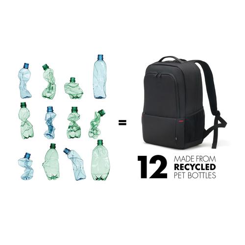 DICOTA Eco Backpack Plus BASE 39,6 cm (15.6") Rugzak Zwart - Image 8