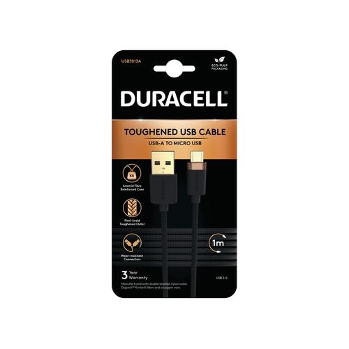 Duracell USB7013A USB-kabel Zwart - Image 1