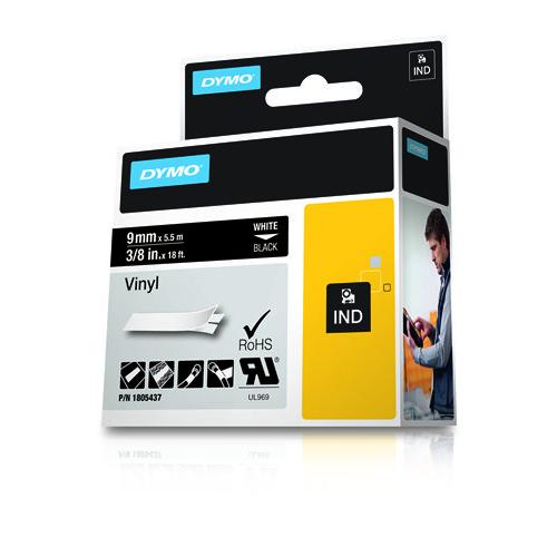 DYMO 1805437 labelprinter-tape Wit op zwart - Image 2