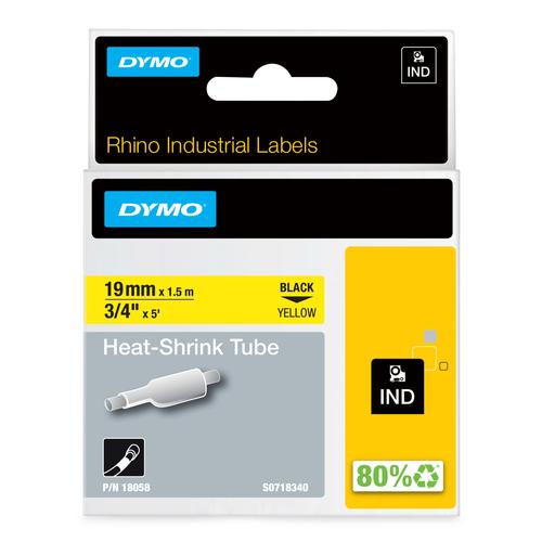 DYMO 18058 labelprinter-tape Zwart op geel - Image 2