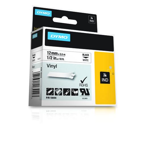 DYMO 18444 labelprinter-tape Zwart op wit - Image 4
