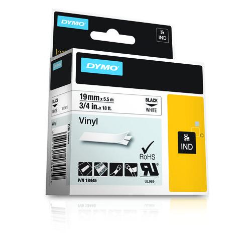 DYMO 18445 labelprinter-tape Zwart op wit - Image 3