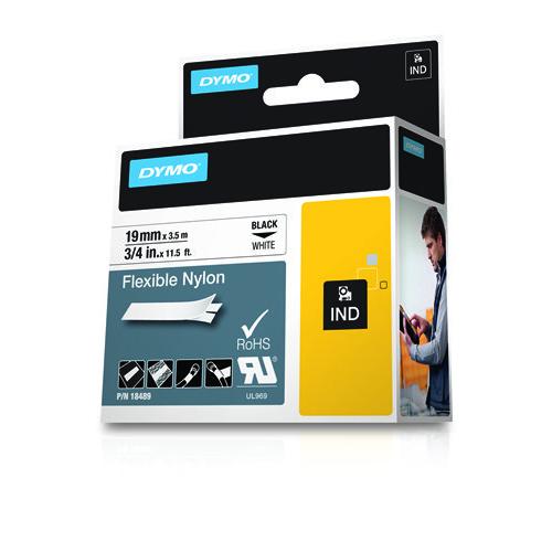 DYMO 18489 labelprinter-tape Zwart op wit - Image 2